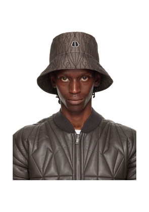 Rick Owens Moncler + Rick Owens Gray Bucket Hat
