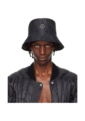 Rick Owens Moncler + Rick Owens Black Bucket Hat