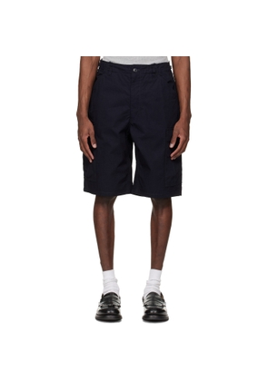 nanamica Navy Ripstop Cargo Shorts