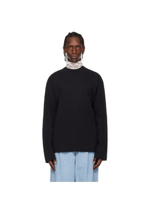 Dries Van Noten Black Long Sleeve T-shirt