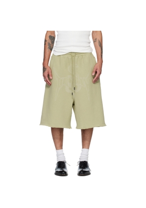 LU'U DAN Green Zoku Shorts