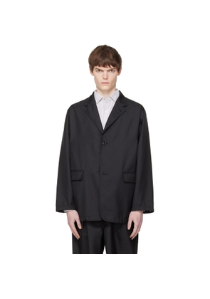 nanamica Black Polyester Twill Club Blazer