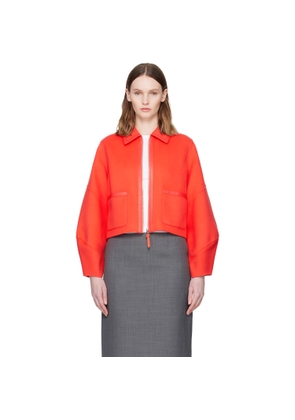 MACKAGE Orange SOLANA-Z Wool Balloon Sleeved Jacket