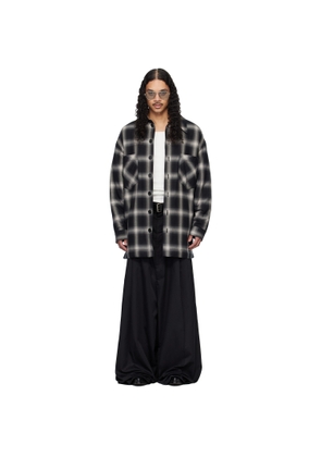 LU'U DAN Black Fat Boy Flannel Shirt