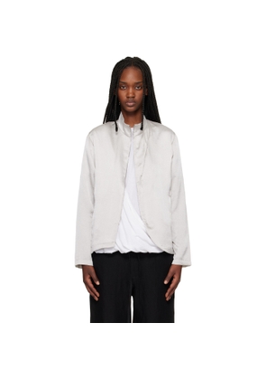 POST ARCHIVE FACTION (PAF) Silver Zip Track Jacket