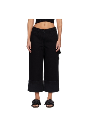 Simone Rocha Black Straight Leg Jeans