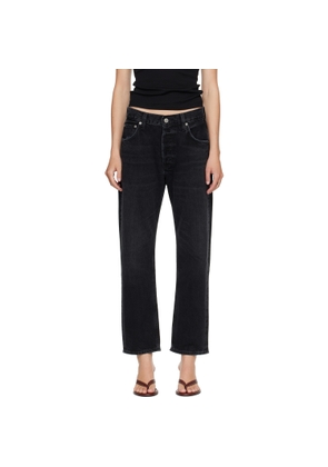 Citizens of Humanity Black Winslow Boyfriend Jeans