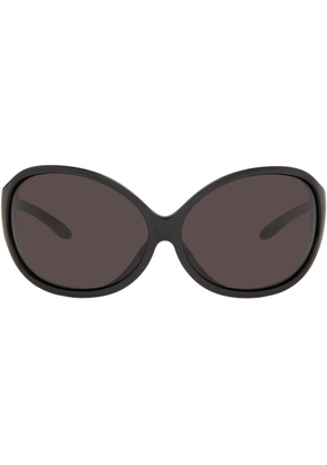 Balenciaga Black Phantom Round Sunglasses
