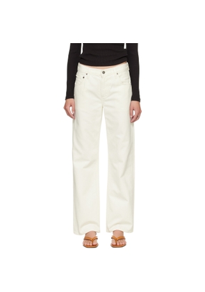 Citizens of Humanity Off-White Lindz Easy Straight Jeans