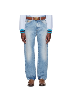 Versace Blue Pencil Jeans