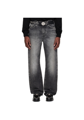 Versace Gray Loose Jeans