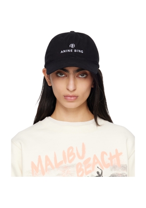 ANINE BING Black Jeremy Baseball Cap