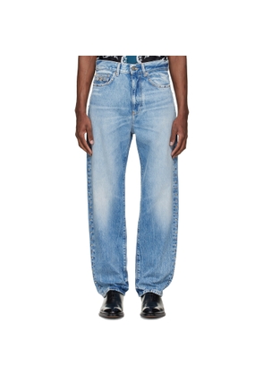 Versace Blue Studded Jeans