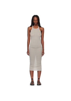 Rick Owens Off-White Temple Tank Midi Dress