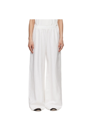 ANINE BING White Roslyn Trousers