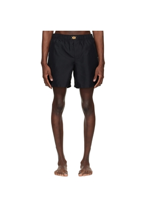 Versace Black Board Swim Shorts