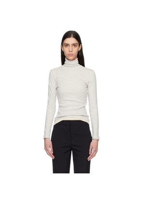 FLORE FLORE Gray Dinah Turtleneck