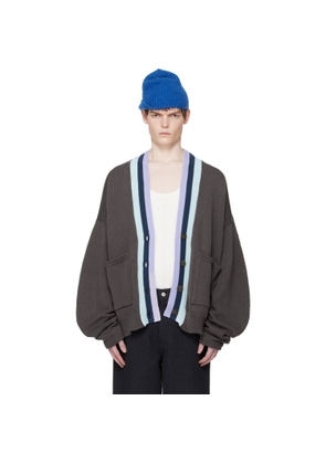 Edward Cuming Brown Heart Throb Cardigan