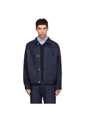 nanamica Blue Short Denim Jacket