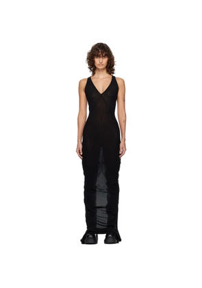 Rick Owens Black Temple V Tank Maxi Dress