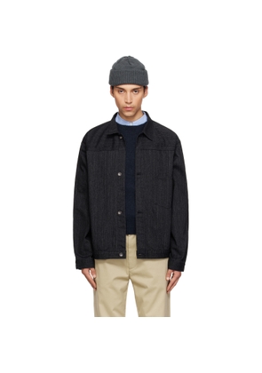 nanamica Black Short Denim Jacket