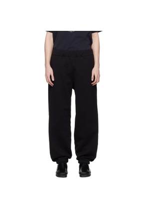 vowels Black Classic Sweatpants