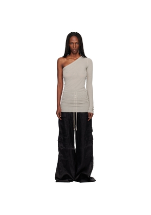 Rick Owens Off-White Temple Ziggy Minidress