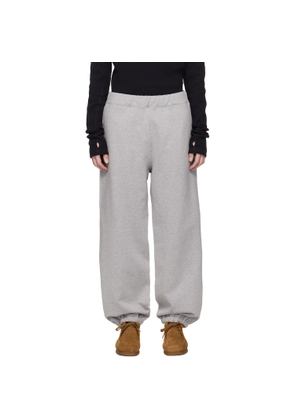 vowels Gray Classic Sweatpants