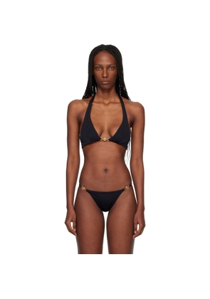 Versace Black Bikini Top