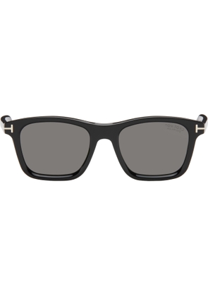 TOM FORD Black Polarized Barron Sunglasses