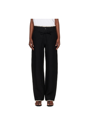POST ARCHIVE FACTION (PAF) Black Drifter Single Trousers