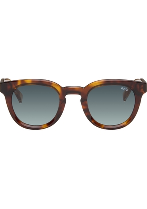 A.P.C. Brown 'Les Lou' Sunglasses