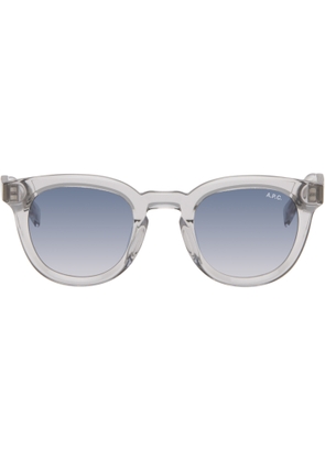 A.P.C. Gray 'Les Lou' Sunglasses