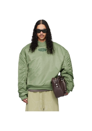LU'U DAN Green Unibomber Sweatshirt