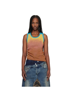 Andersson Bell Multicolor Airbrush Asym Tank Top