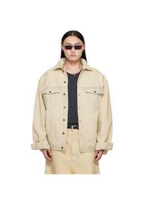 LU'U DAN Off-White Drifter Denim Jacket