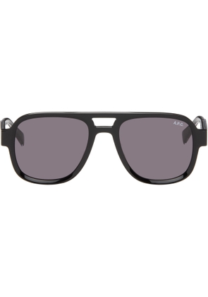 A.P.C. Black 'Les Navigator' Sunglasses