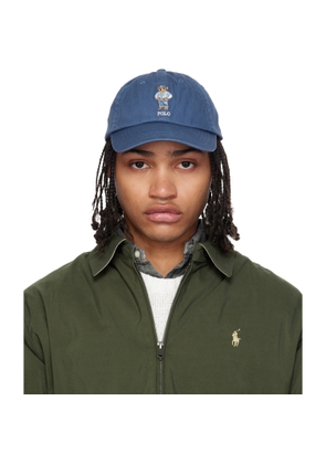Polo Ralph Lauren Blue 'Polo Bear' Twill Ball Cap