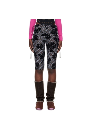 Chopova Lowena Black Jackie Mesh Shorts