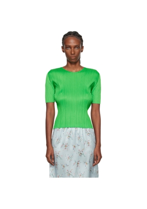 PLEATS PLEASE ISSEY MIYAKE Green Monthly Colors April T-shirt