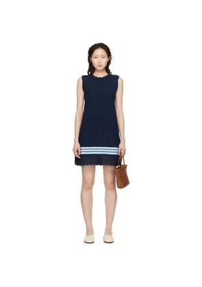 B.B. Wallace Navy Reinhardt Minidress