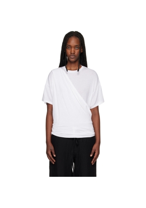 POST ARCHIVE FACTION (PAF) White Drifter T-shirt