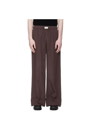 Entire Studios Brown Pajama Lounge Pants