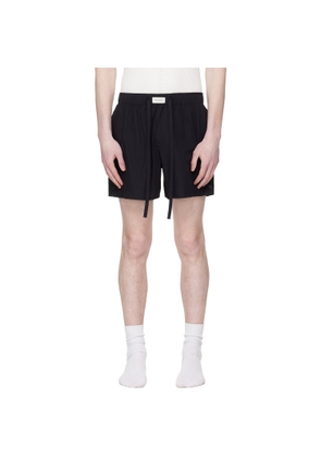 Entire Studios Black Pajama Shorts