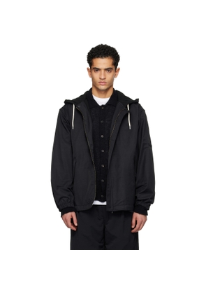 nanamica Black OOAL Nylon Twill Hooded Jacket