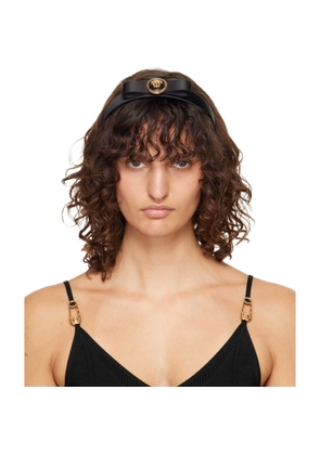 Versace Black Gianni Ribbon Headband