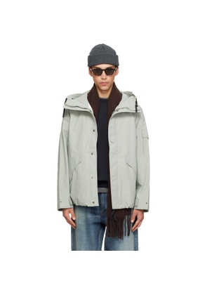 nanamica Gray 2L Nylon GORE-TEX Cruiser Jacket