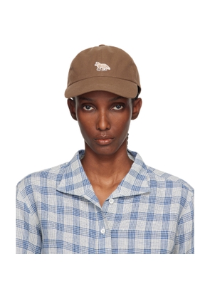 Maison Kitsuné Brown Baby Fox Cap