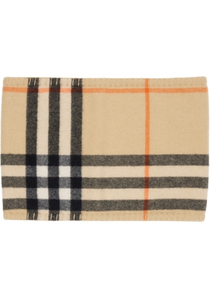 Burberry Beige Check Cashmere Snood