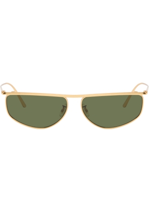 KHAITE Gold Oliver Peoples Edition 1986C Sunglasses